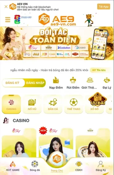 Tải App AE9 – Trải Nghiệm Giải Trí Mọi Lúc, Mọi Nơi